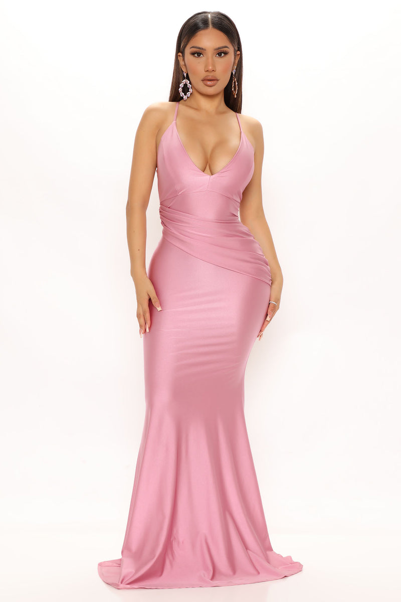 Walk Beside Me Maxi Dress - Pink ...